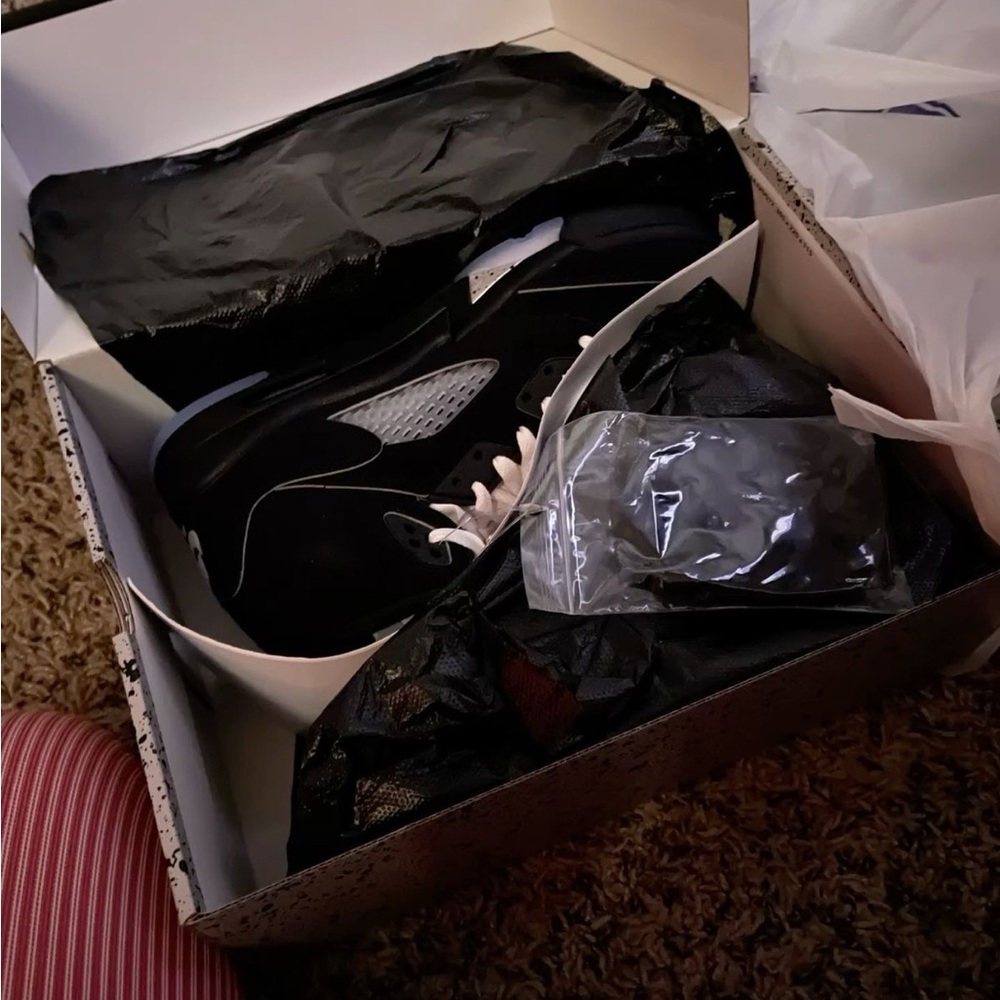 Jordan Black and White Women's Sneakers